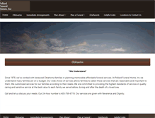 Tablet Screenshot of pollardfuneralhome.net